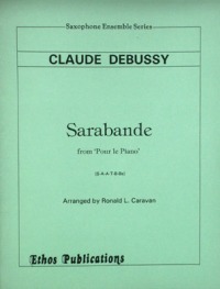 Claude Debussy: <br>Sarabande from 'Pour le Piano' (arr. R. Caravan) (SAATBBs)